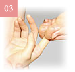 ハンドリンパマッサージの写真